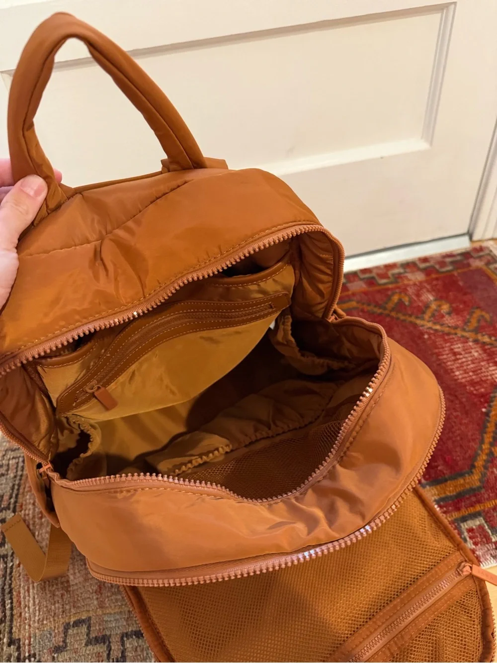The Nylon Diaper Pack - Brown